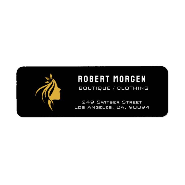 Simple Boutique / Clothing Return Address Label (Front)