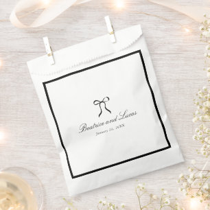 Simple Bow Classic Wedding Favour Bags