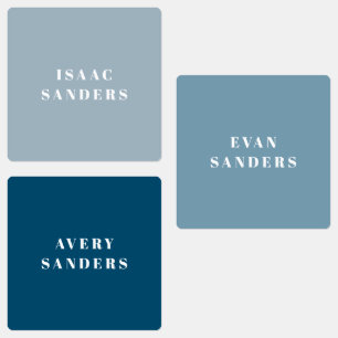 Simple Boys Waterproof Name