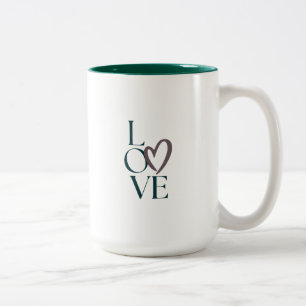 Simple Brand Promotion 15 oz Two-Tone Coffee Mug