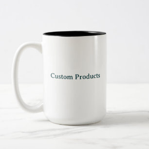 Simple Brand Promotion 15oz Two-Tone Coffee Mug
