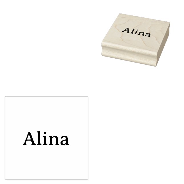 Simple Brand Promotion 2.5" x 2.5" Rubber Stamp (Stamped)