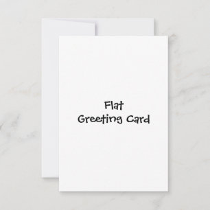 Simple Brand Promotion 3.5" x 5" Flat Greeting Card