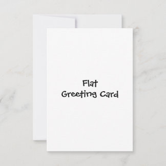 Simple Brand Promotion 3.5" x 5" Flat Greeting Card