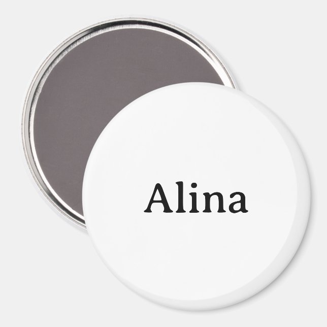 Simple Brand Promotion 3 Inch Circle Magnet (Front/Back)
