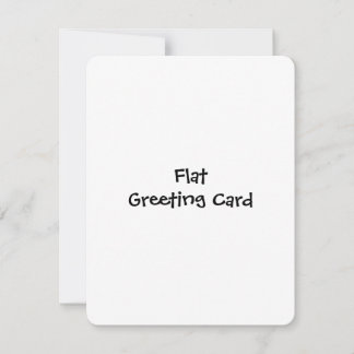 Simple Brand Promotion 4.25" x 5.5" Flat Greeting Card