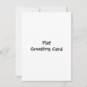 Simple Brand Promotion 4.5" x 6.25" Flat Greeting Card