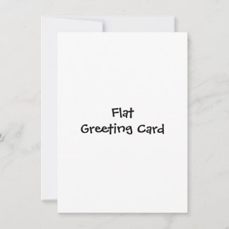 Simple Brand Promotion 4.5" x 6.25" Flat Greeting Card