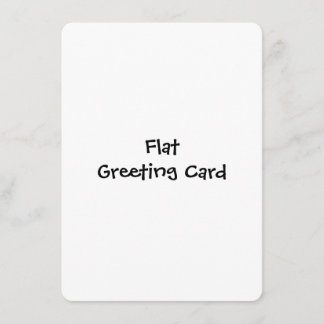 Simple Brand Promotion 4.5" x 6.25" Flat Greeting Card