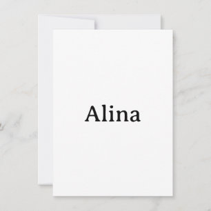 Simple Brand Promotion 4.5" x 6.25" Squared Flat Thank You Card