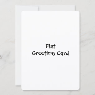Simple Brand Promotion 5.5" x 7.5" Flat Greeting Card