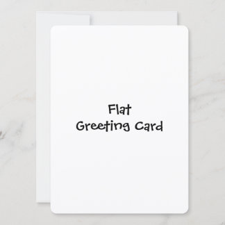 Simple Brand Promotion 5.5" x 7.5" Flat Greeting Card