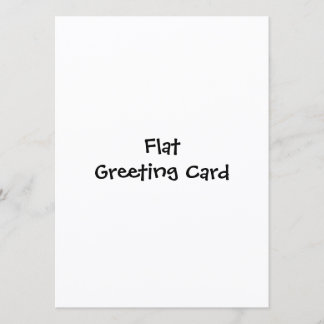 Simple Brand Promotion 5.5" x 7.5" Flat Greeting Card