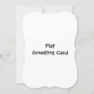 Simple Brand Promotion 5" x 7" Flat Greeting Card