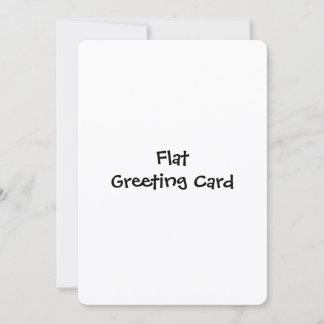 Simple Brand Promotion 5" x 7" Flat Greeting Card
