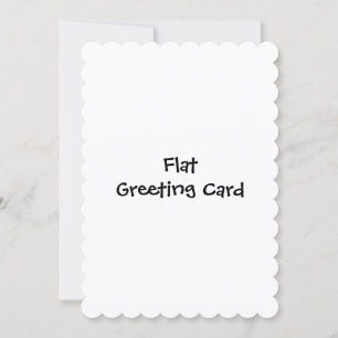 Simple Brand Promotion 5" x 7" Flat Greeting Card