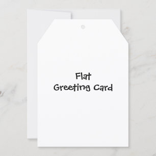 Simple Brand Promotion 5" x 7" Flat Greeting Card