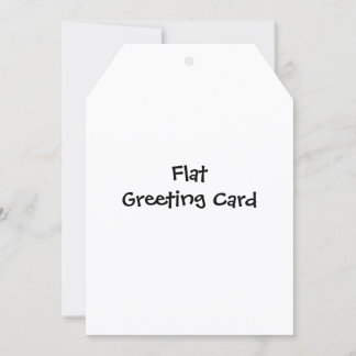 Simple Brand Promotion 5" x 7" Flat Greeting Card