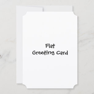 Simple Brand Promotion 5" x 7" Flat Greeting Card
