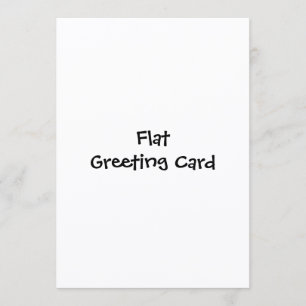 Simple Brand Promotion 5" x 7" Flat Greeting Card