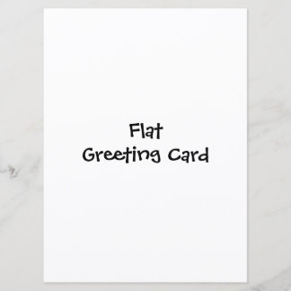 Simple Brand Promotion 6.5" x 8.75" Flat Greeting Card