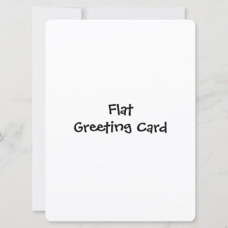 Simple Brand Promotion 6.5" x 8.75" Flat Greeting Card