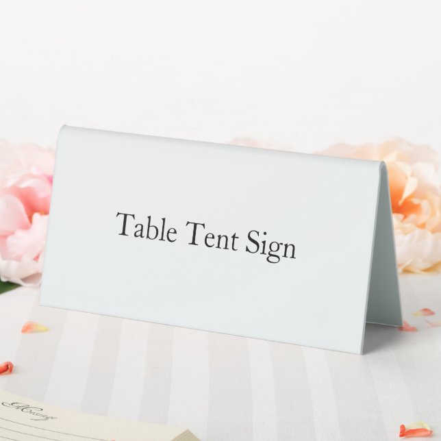 Simple Brand Promotion 6" X 3" Plastic  (In SItu (Wedding))
