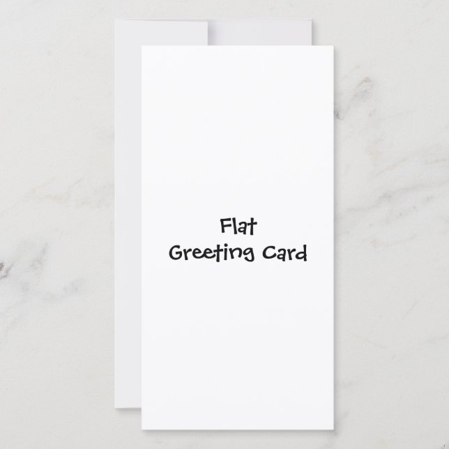 Simple Brand Promotion 8" x 4" Flat Greeting Card (Front)