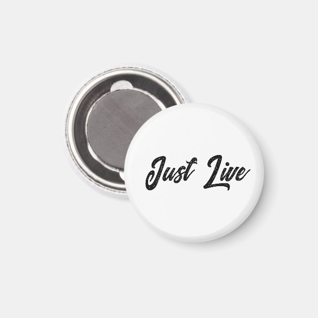 Simple Brand Promotion Circle 1.25" Magnet (Front/Back)