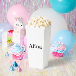 Simple Brand Promotion Popcorn 3.75"x3.5"x7.5" Favour Box