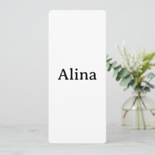 Simple Brand Promotion Rounded 4" x 9.25" Invitation