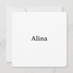 Simple Brand Promotion Rounded 5.25" x 5.25" Invitation
