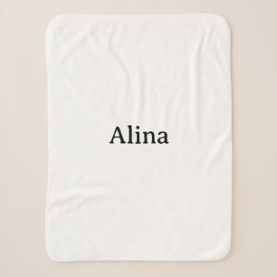 Simple Brand Promotion small Sherpa Blanket