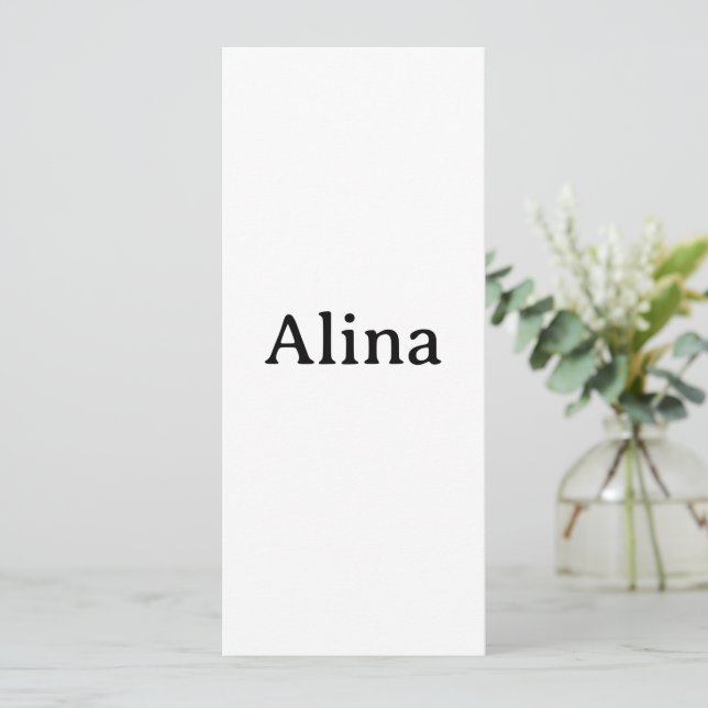 Simple Brand Promotion squared 4" x 9.25" Invitation (Standing Front)