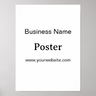 Simple Brand Promotion Standard Semi-Gloss 12"x16" Poster