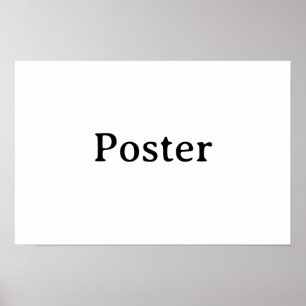 Simple Brand Promotion Standard Semi-Gloss 18"x12" Poster