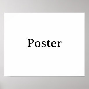 Simple Brand Promotion Standard Semi-Gloss 20"x16" Poster