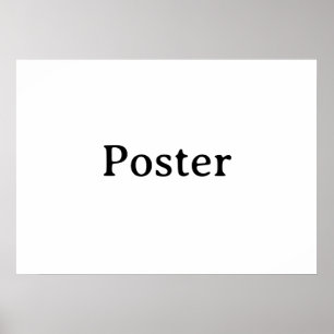 Simple Brand Promotion Standard Semi-Gloss 28"x20" Poster