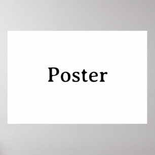 Simple Brand Promotion Standard Semi-Gloss 30"x20" Poster