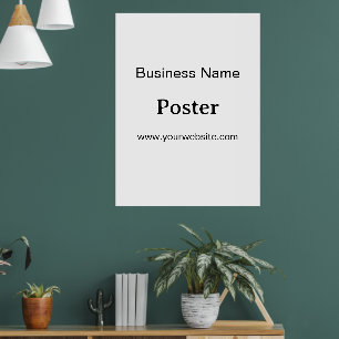Simple Brand Promotion Standard Semi-Gloss 30"x40" Poster
