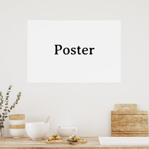 Simple Brand Promotion Standard Semi-Gloss 36"x24" Poster