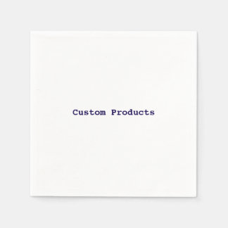 Simple Brand Promotion Wedding Cocktail Paper Napkin