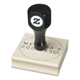 Simple Brand Ready Bakery with logo Rubber Stamp