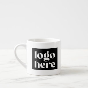Simple Branded Business Large Logo Espresso Mug