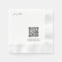 Simple Branded Business Logo QR Code Promotional