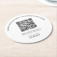 Simple Branded Business Logo QR Code Promotional