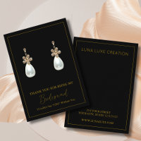 Simple Bridesmaid Gift Earring Display Card