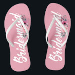 Simple Bridesmaid Wedding Calligraphy | Flip Flops<br><div class="desc">For further customisation, please click the "Customise" button and use our design tool to modify this template. If the options are available, you may change text and image by simply clicking on "Edit/Remove Text or Image Here" and add your own. If you wish to have this design added to a...</div>