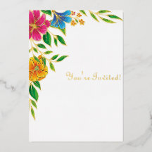 Simple Bright Flower Spring Summer Wedding QR code