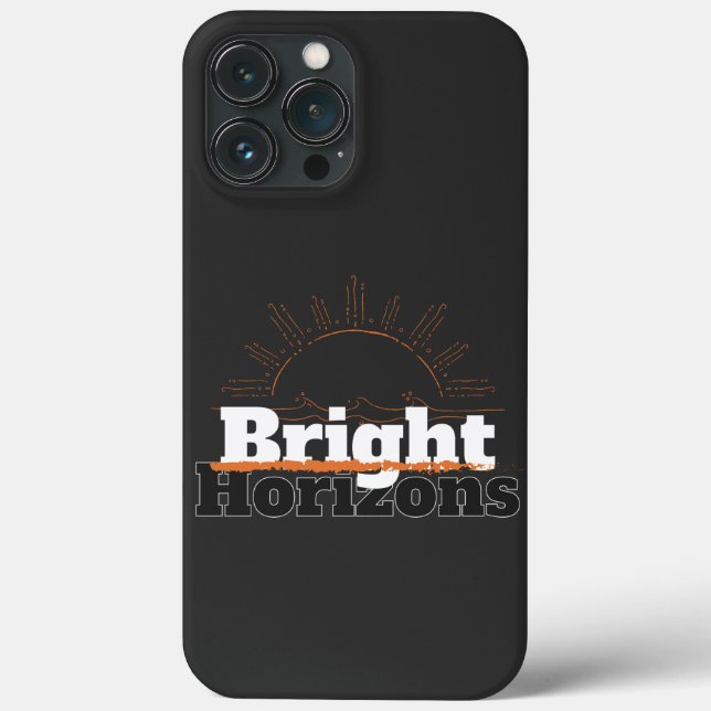 Simple Bright Horizons iPhone 13 Pro Max Cases (Back)